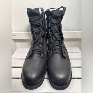 Belleville Black Tactical Lace-Up Boots 11.5 steel toe New No Box